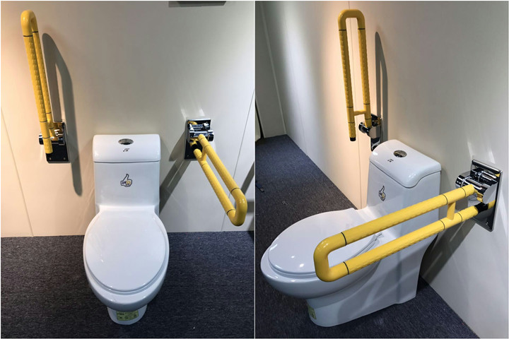 無障礙衛(wèi)生間扶手需要被安裝在哪些地方呢？