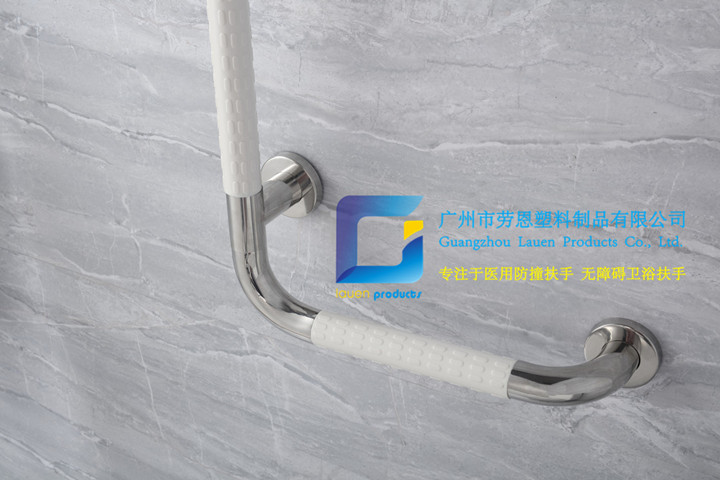 無(wú)障礙扶手抓桿-簡(jiǎn)約白色L型助力扶手不銹鋼彎頭老人殘疾人安全扶手桿衛(wèi)生間助立扶手 (2)