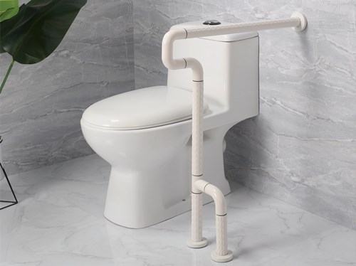 衛(wèi)生間扶手-白色半U型落地扶手帶小腳殘疾人無障礙扶手老年人坐便器扶手 衛(wèi)生間扶手-白色半U型落地扶手帶小腳殘疾人無障礙扶手老年人坐便器扶手