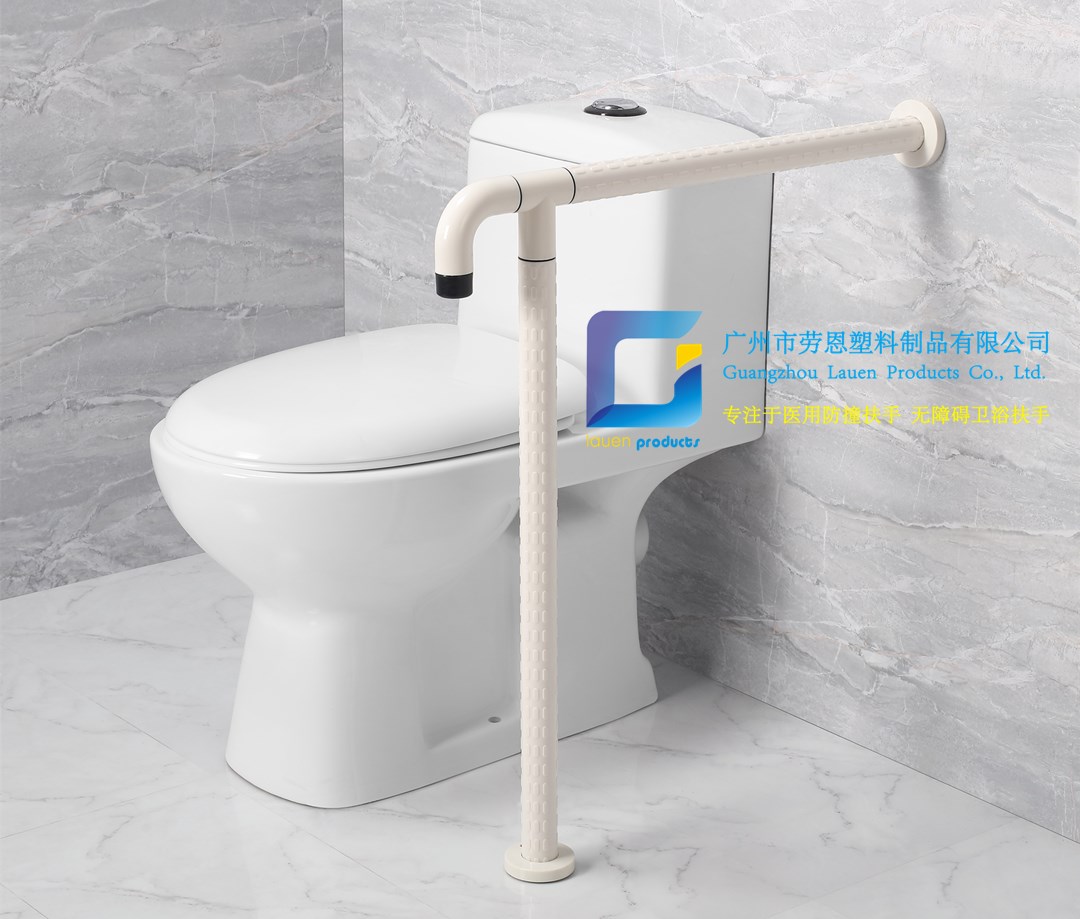 衛(wèi)生間扶手-白色T型扶手簡(jiǎn)單力學(xué)扶手老人安全助力扶手桿無(wú)障礙扶手助立坐便器扶手 (2)